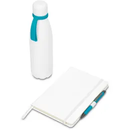 Thompson White Gift Set Turquoise